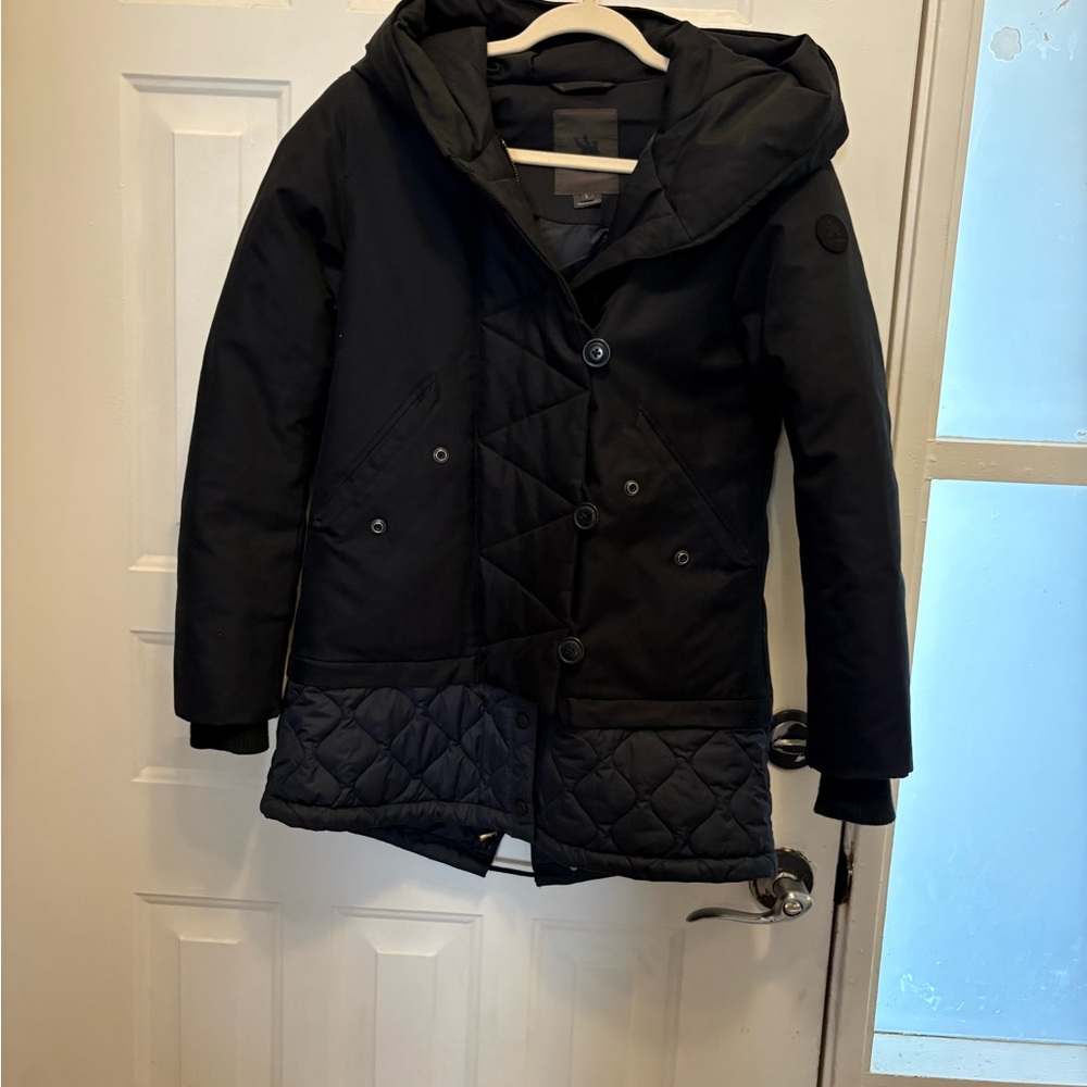 Spiewak Black Ribbed Parka